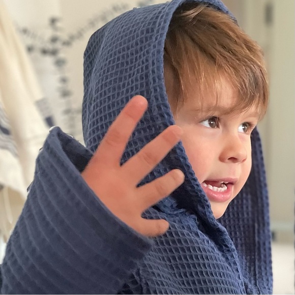 Kids Waffle Robe 1-3 - Picture 4 of 7